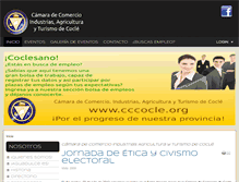 Tablet Screenshot of cccocle.org